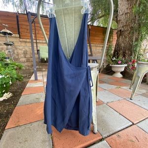 Navy blue mini dress